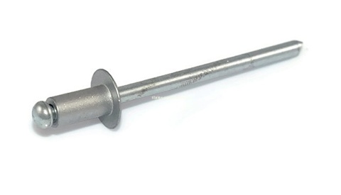 Nity zrywalne al/fe 4x8 mm RAL 9006